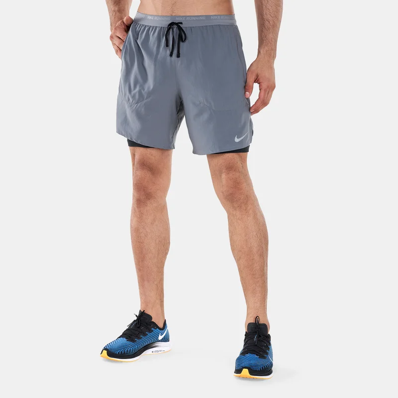 نايكي شورت الجري سترايد دراي-فت 2-في-1 للرجال